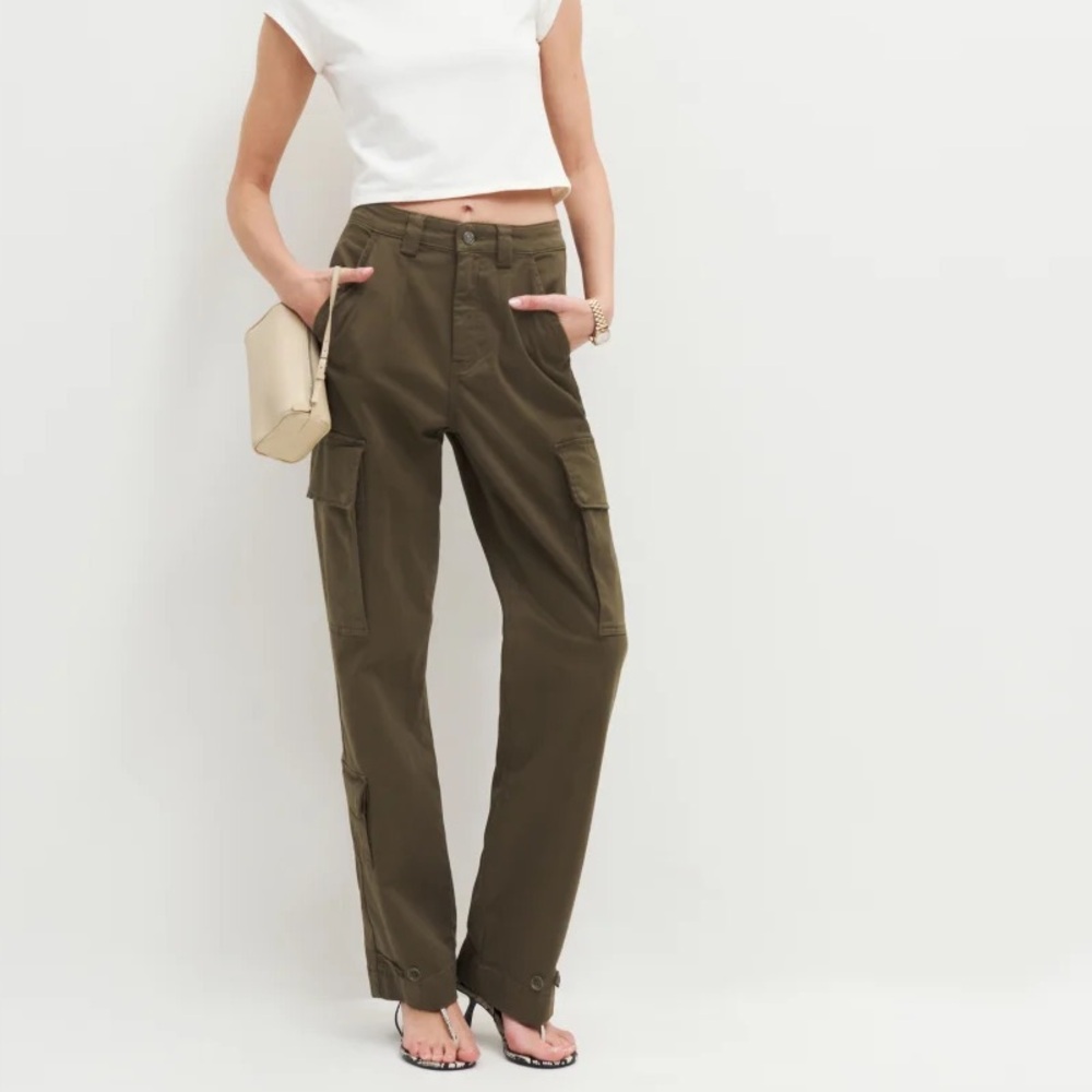 Reformation Bilijana Relaxed Cargo Pants- size 27